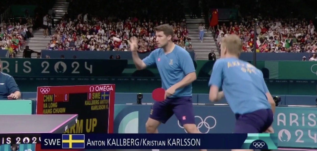 瑞典队险胜日本队，许昕点燃赛场