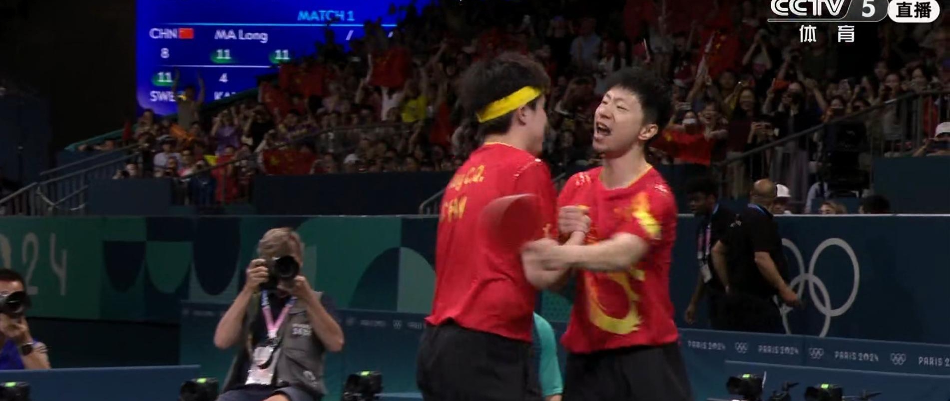 瑞典队险胜日本队，许昕点燃赛场